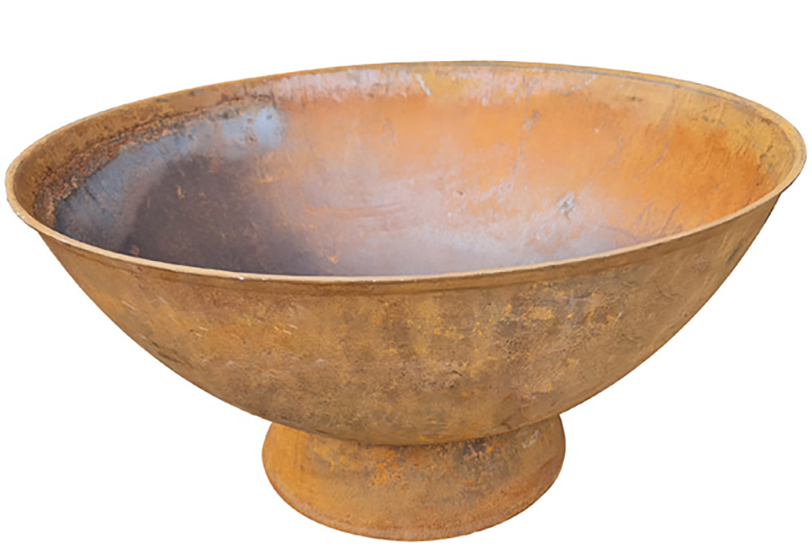100cm Deep Cast Iron Bowl & Cast Iron Base